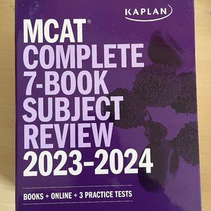 MCAT Complete 7-Book Subject Review 2023-2024 used